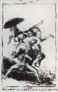 Francisco Goya Bruja poderosa que por ydropica oil painting on canvas